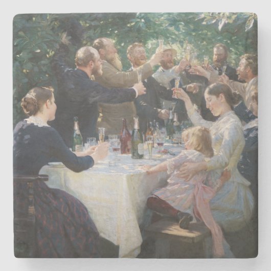Peder Severin Kroyer - Angesagt, Angesagt, Hurrah! Steinuntersetzer (Vorderseite)