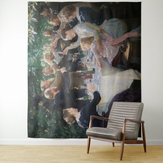 Peder Severin Kroyer - Angesagt, Angesagt, Hurrah! Wandteppich (Beispiel)