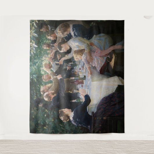 Peder Severin Kroyer - Angesagt, Angesagt, Hurrah! Wandteppich (Vorderseite)