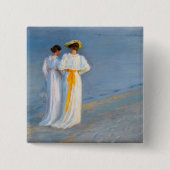 Peder Severin Kroyer - Anna Ancher & Marie Kroyer Button (Vorderseite)