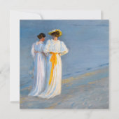 Peder Severin Kroyer - Anna Ancher & Marie Kroyer Einladung (Vorderseite)
