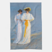 Peder Severin Kroyer - Anna Ancher & Marie Kroyer Geschirrtuch (Vertikal)