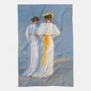 Peder Severin Kroyer - Anna Ancher & Marie Kroyer Geschirrtuch