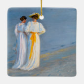 Peder Severin Kroyer - Anna Ancher & Marie Kroyer Keramikornament (Rückseite)
