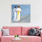 Peder Severin Kroyer - Anna Ancher & Marie Kroyer Leinwanddruck (Insitu (Wohnzimmer))