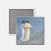 Peder Severin Kroyer - Anna Ancher & Marie Kroyer Magnet (Vorderseite/Rückseite)