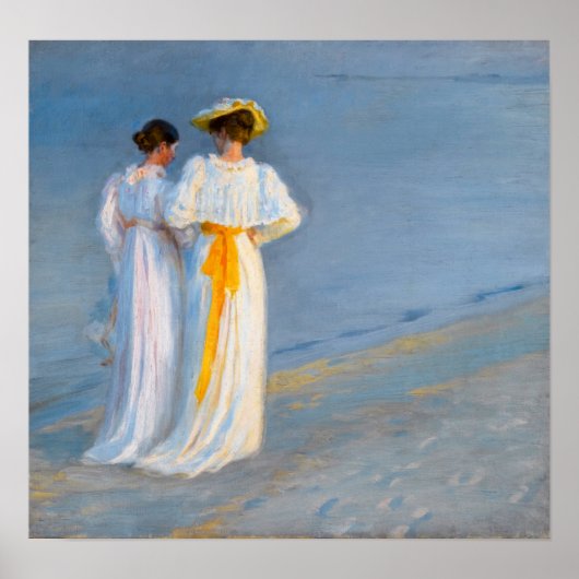 Peder Severin Kroyer - Anna Ancher & Marie Kroyer Poster (Vorne)