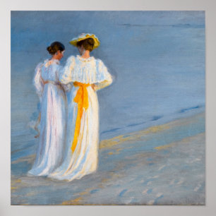 Peder Severin Kroyer - Anna Ancher & Marie Kroyer Poster