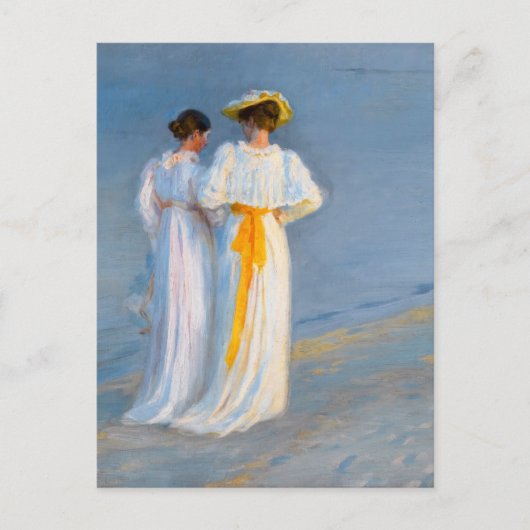 Peder Severin Kroyer - Anna Ancher & Marie Kroyer Postkarte (Vorderseite)