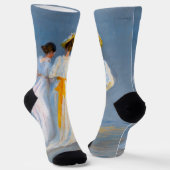 Peder Severin Kroyer - Anna Ancher & Marie Kroyer Socken (Gewinkelt)