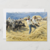 Peder Severin Kroyer - Bedrohung in den Abruzzen Einladung (Vorderseite)