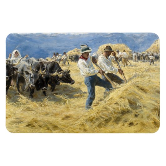 Peder Severin Kroyer - Bedrohung in den Abruzzen Magnet (Horizontal)