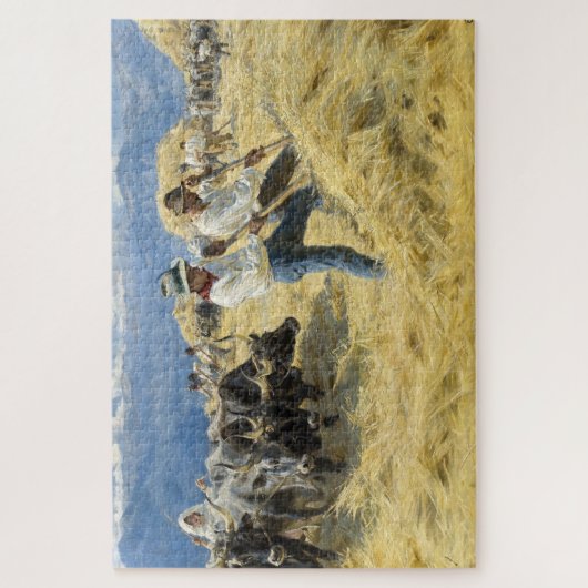 Peder Severin Kroyer - Bedrohung in den Abruzzen Puzzle (Vertikal)