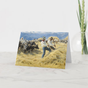 Peder Severin Kroyer - Dreschen in den Abruzzen Karte