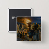 Peder Severin Kroyer - Feierabend im Mittsommer Button (Vorne & Hinten)