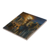 Peder Severin Kroyer - Feierabend im Mittsommer Fliese (Seite)