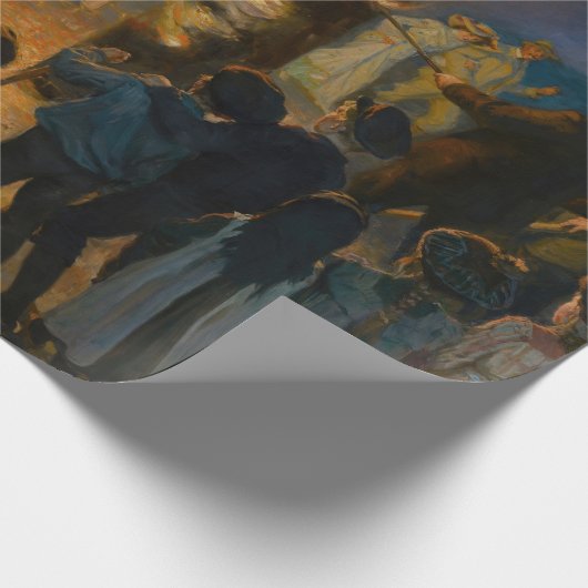 Peder Severin Kroyer - Feierabend im Mittsommer Geschenkpapier (Ecke)