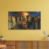 Peder Severin Kroyer - Feierabend im Mittsommer Leinwanddruck (Insitu (Wohnzimmer))