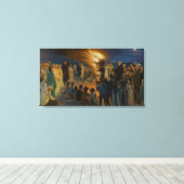 Peder Severin Kroyer - Feierabend im Mittsommer Leinwanddruck (Insitu (Holzboden))