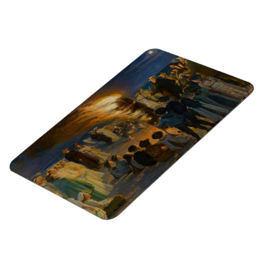 Peder Severin Kroyer - Feierabend im Mittsommer Magnet (Linke Seite)