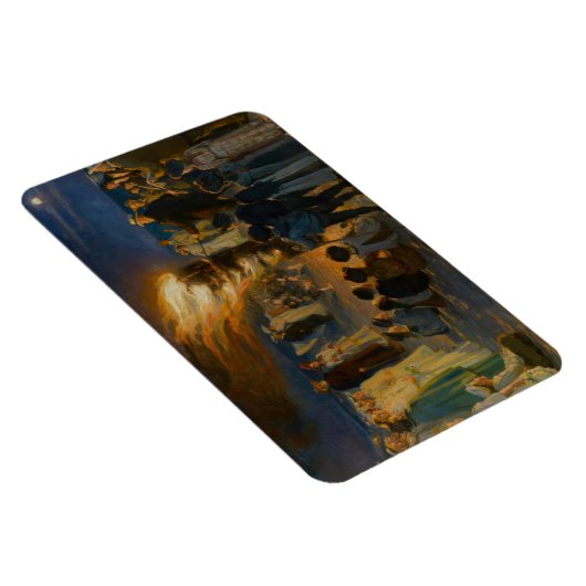 Peder Severin Kroyer - Feierabend im Mittsommer Magnet (Rechte Seite)