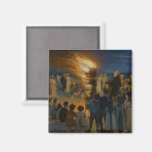 Peder Severin Kroyer - Feierabend im Mittsommer Magnet (Vorderseite/Rückseite)