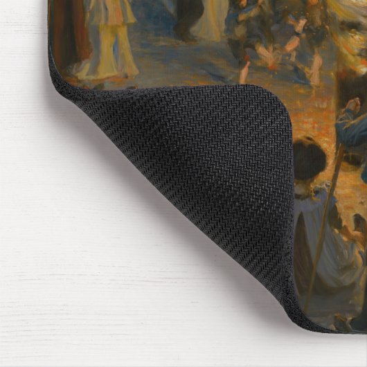 Peder Severin Kroyer - Feierabend im Mittsommer Mousepad (Ecke)