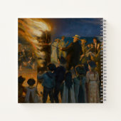 Peder Severin Kroyer - Feierabend im Mittsommer Notizblock (Rückseite)