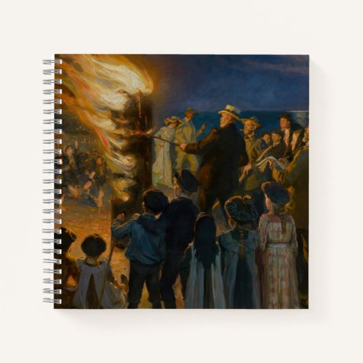 Peder Severin Kroyer - Feierabend im Mittsommer Notizblock (Vorderseite)