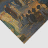 Peder Severin Kroyer - Feierabend im Mittsommer Seidenpapier (Ausschnitt)