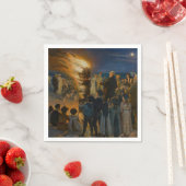 Peder Severin Kroyer - Feierabend im Mittsommer Serviette (Beispiel)