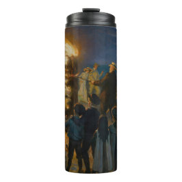 Peder Severin Kroyer - Feierabend im Mittsommer Thermosbecher