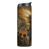 Peder Severin Kroyer - Feierabend im Mittsommer Thermosbecher (Nach links gedreht)