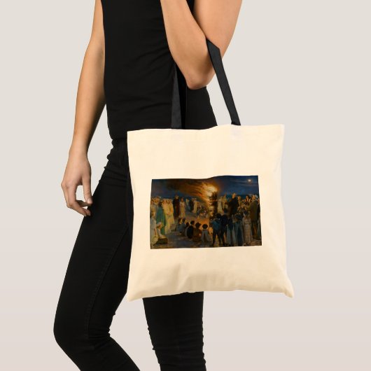 Peder Severin Kroyer - Feierabend im Mittsommer Tragetasche (Vorderseite (Produkt))