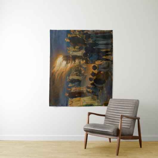 Peder Severin Kroyer - Feierabend im Mittsommer Wandteppich (Beispiel)