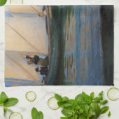 Peder Severin Kroyer - Fischerboote Geschirrtuch (Gefaltet)