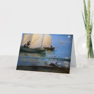 Peder Severin Kroyer - Fischerboote Karte