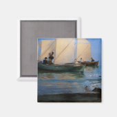 Peder Severin Kroyer - Fischerboote Magnet (Vorderseite/Rückseite)