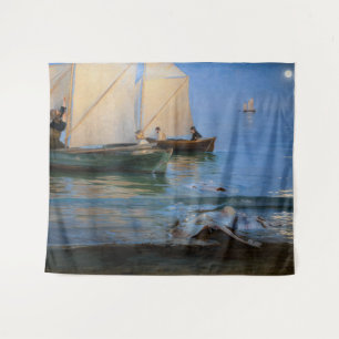 Peder Severin Kroyer - Fischerboote Wandteppich