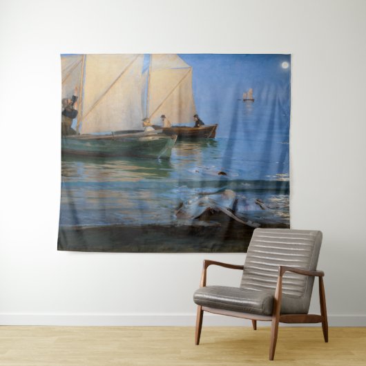 Peder Severin Kroyer - Fischerboote Wandteppich (Beispiel (Horizontal))