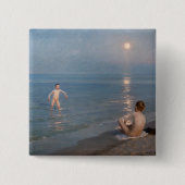 Peder Severin Kroyer - Jungen baden in Skagen Button (Vorderseite)