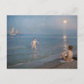 Peder Severin Kroyer - Jungen baden in Skagen Postkarte (Vorderseite)