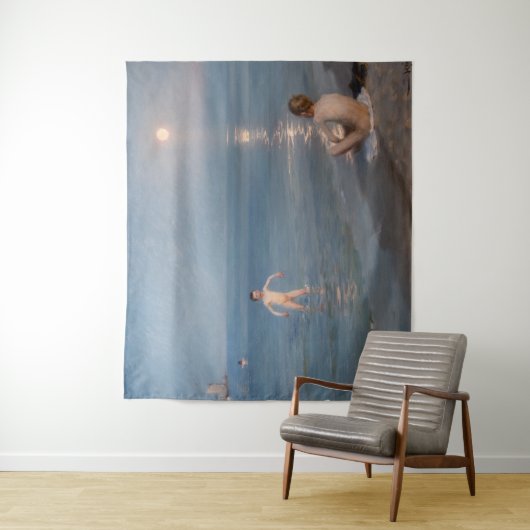 Peder Severin Kroyer - Jungen baden in Skagen Wandteppich (Beispiel)