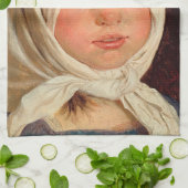 Peder Severin Kroyer - Kleines Mädchen aus Hornbae Geschirrtuch (Gefaltet)