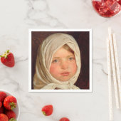 Peder Severin Kroyer - Kleines Mädchen aus Hornbae Serviette (Beispiel)