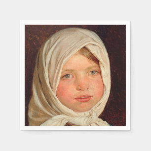 Peder Severin Kroyer - Kleines Mädchen aus Hornbae Serviette