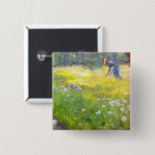 Peder Severin Kroyer - Marie Kroyer im Garten Button (Vorne & Hinten)