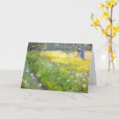 Peder Severin Kroyer - Marie Kroyer im Garten Karte (Gelbe Blume)