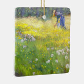 Peder Severin Kroyer - Marie Kroyer im Garten Keramikornament (Rechts)