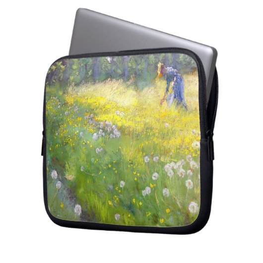 Peder Severin Kroyer - Marie Kroyer im Garten Laptopschutzhülle (Vorderseite Links)